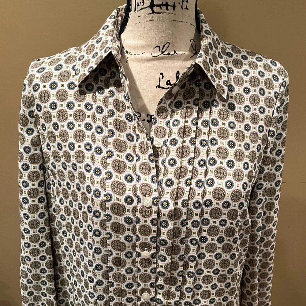 Tory Burch‎ Long Sleeve Shirt Dress Size 4 NWOT